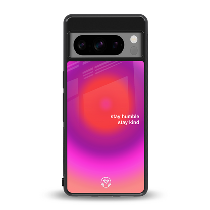 stay kind back phone cover | glass case for google pixel 8 pro