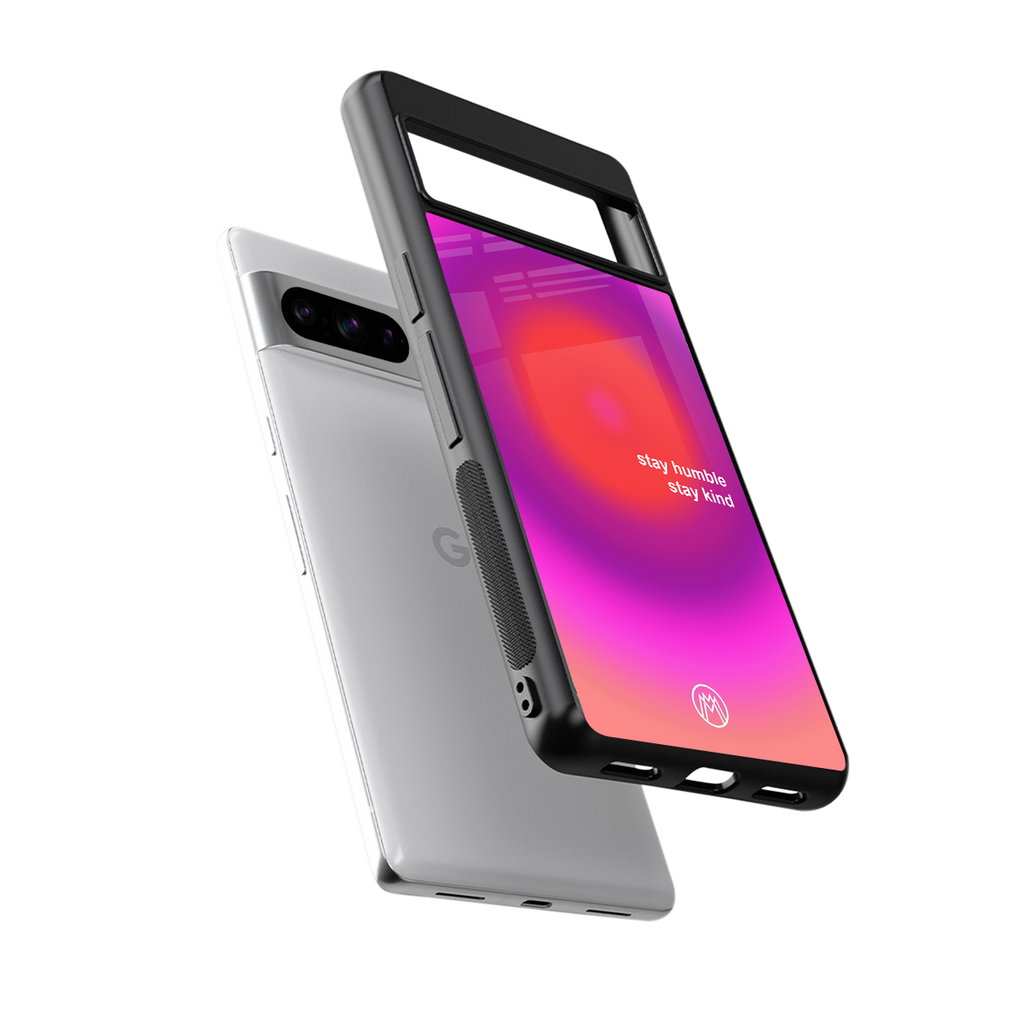 stay kind back phone cover | glass case for google pixel 8 pro
