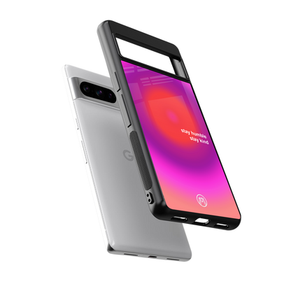 stay kind back phone cover | glass case for google pixel 8 pro