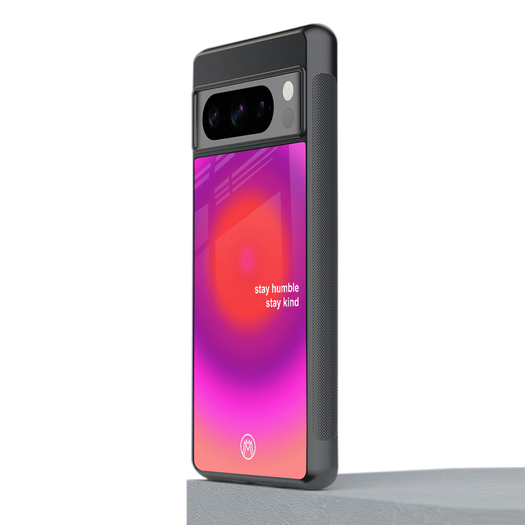 stay kind back phone cover | glass case for google pixel 8 pro