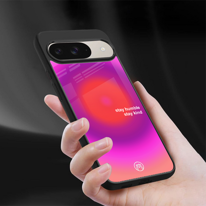 stay kind back phone cover | glass case for google pixel 9