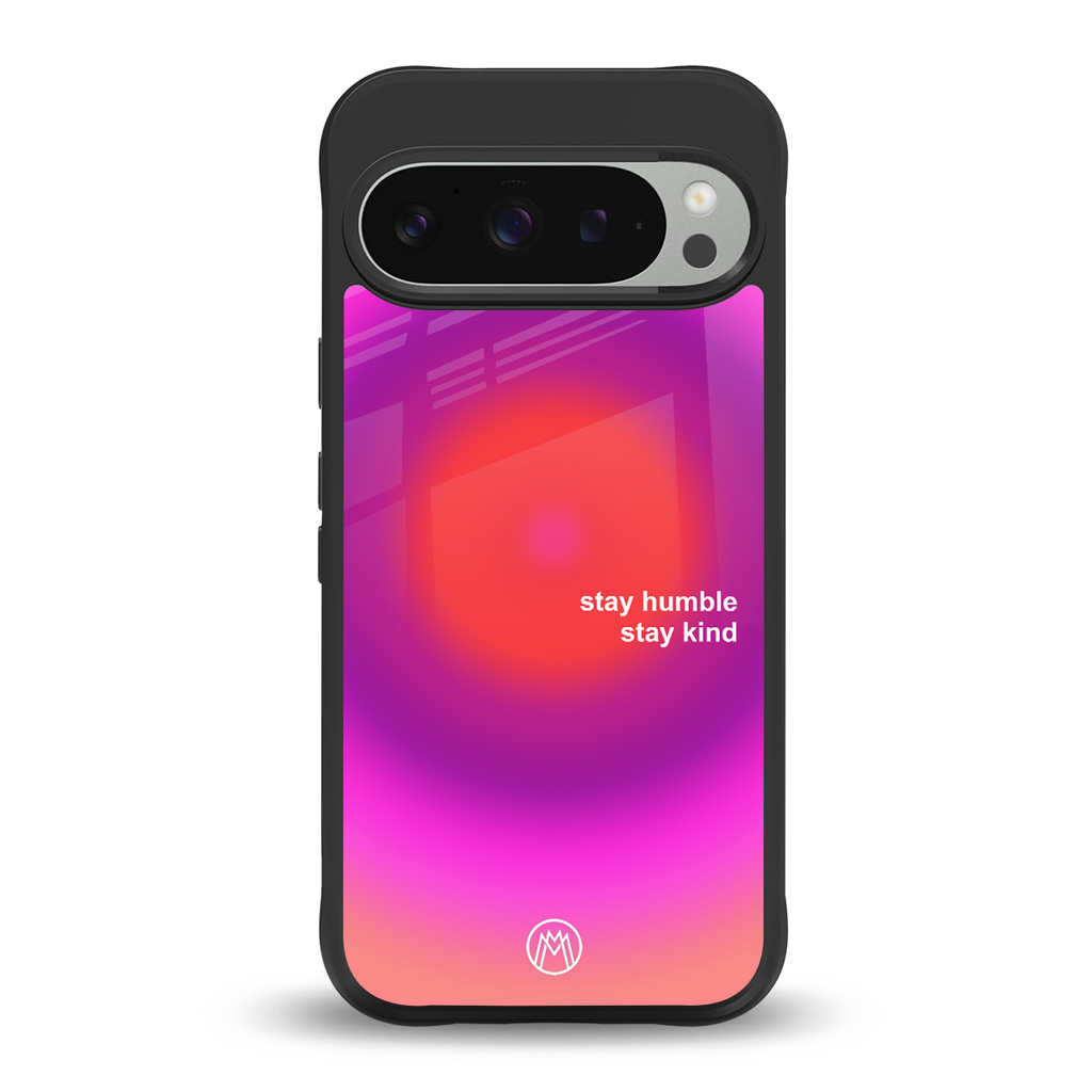 stay kind back phone cover | glass case for google pixel 9 pro