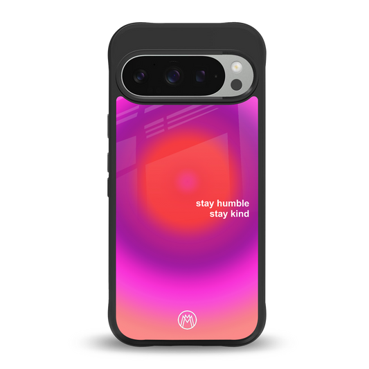 stay kind back phone cover | glass case for google pixel 9 pro xl