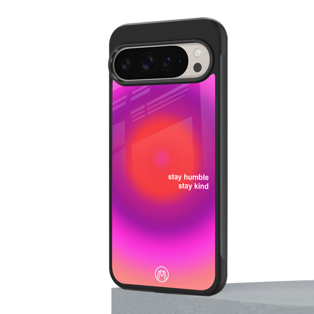 stay kind back phone cover | glass case for google pixel 9 pro