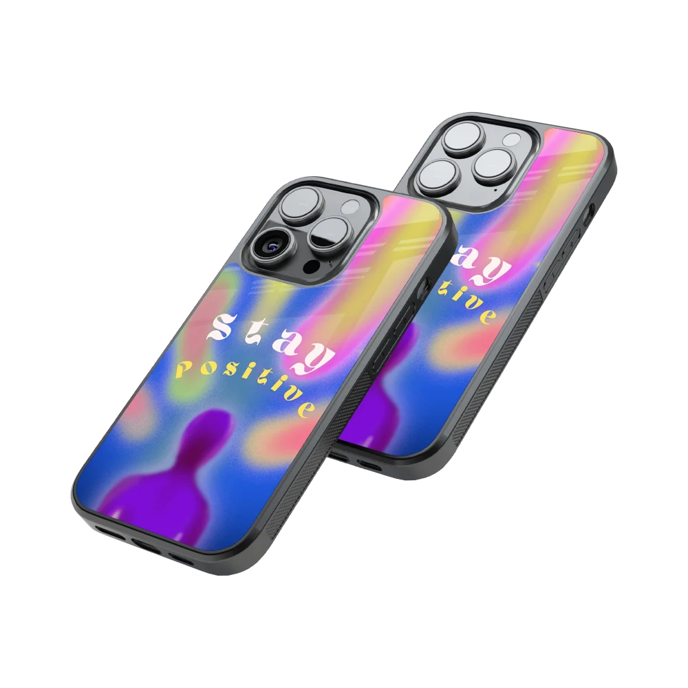 Protective Glass Back Phone Case Compatible with iPhone, Samsung, OnePlus, Pixel & More