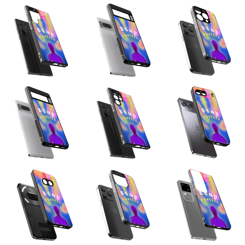 Durable Glass Back Mobile Case for iPhone, Samsung, OnePlus, Google Pixel, Redmi, Vivo, Oppo