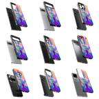 Durable Glass Back Mobile Case for iPhone, Samsung, OnePlus, Google Pixel, Redmi, Vivo, Oppo