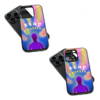 Trendy Glass Back Mobile Case for iPhone, Samsung, Redmi, OnePlus, Google Pixel, Motorola