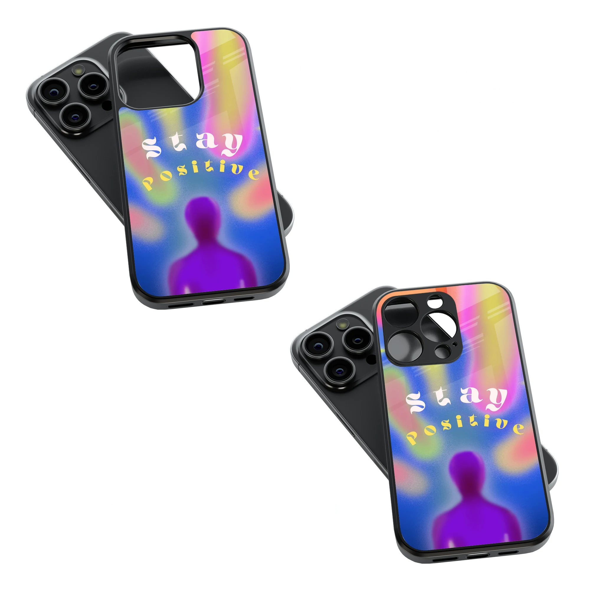 Trendy Glass Back Mobile Case for iPhone, Samsung, Redmi, OnePlus, Google Pixel, Motorola
