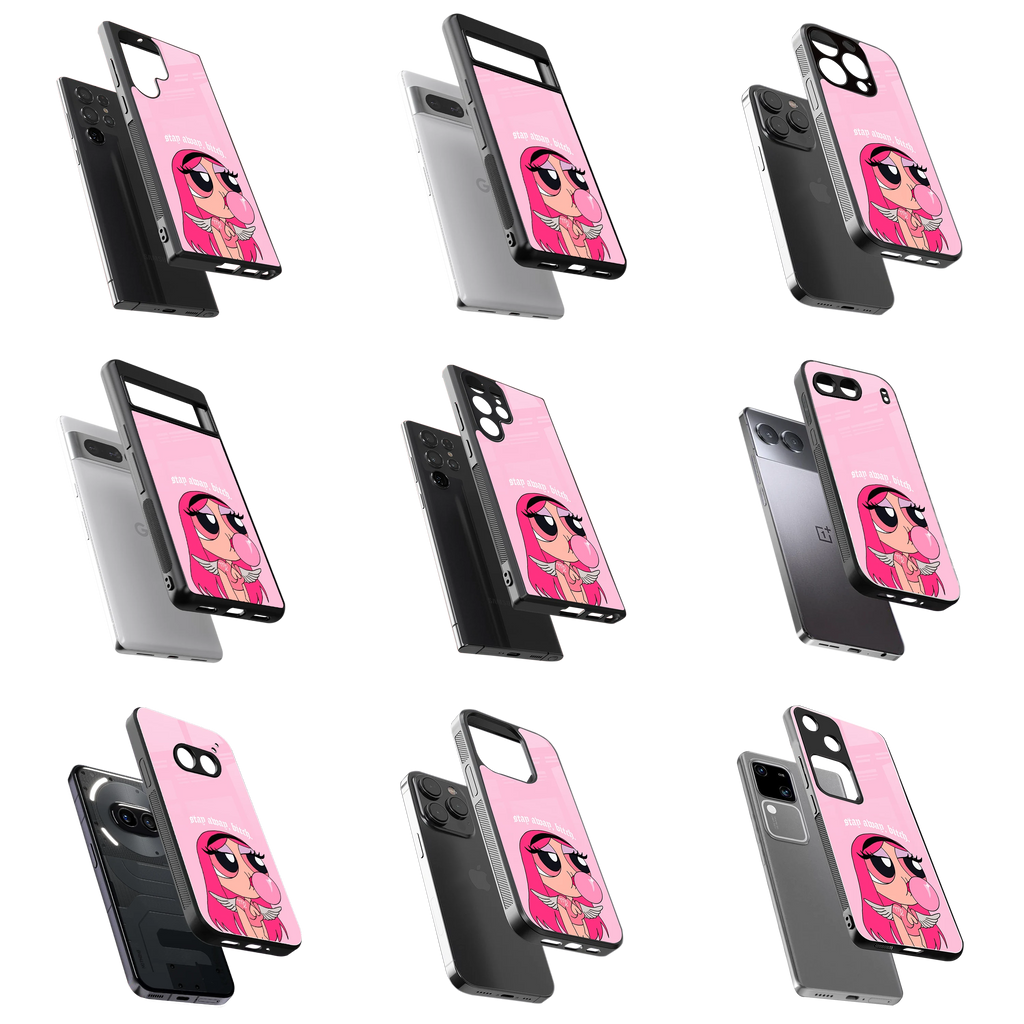 Durable Glass Back Mobile Case for iPhone, Samsung, OnePlus, Google Pixel, Redmi, Vivo, Oppo