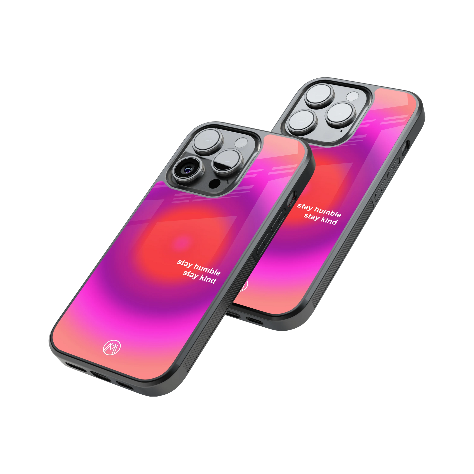 Protective Glass Back Phone Case Compatible with iPhone, Samsung, OnePlus, Pixel & More