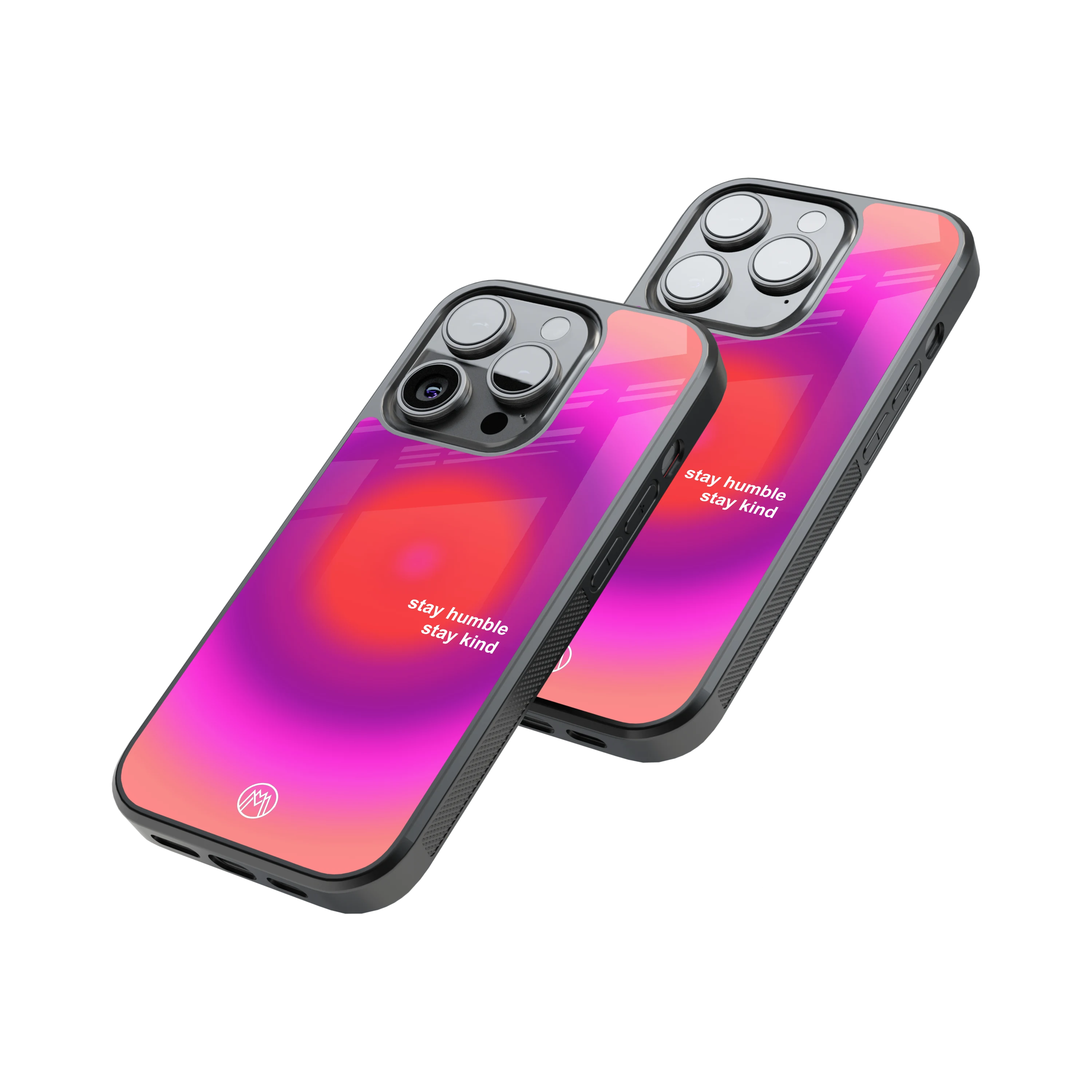 Protective Glass Back Phone Case Compatible with iPhone, Samsung, OnePlus, Pixel & More