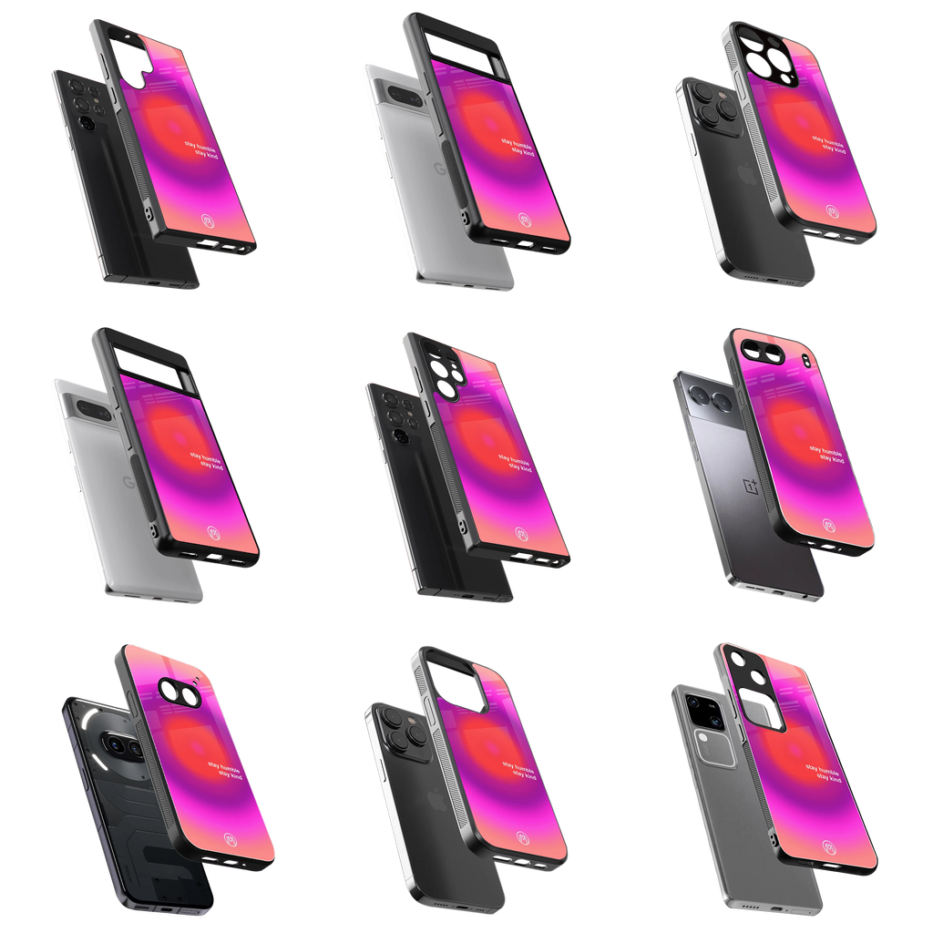 Durable Glass Back Mobile Case for iPhone, Samsung, OnePlus, Google Pixel, Redmi, Vivo, Oppo