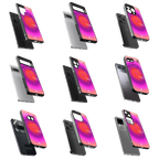Durable Glass Back Mobile Case for iPhone, Samsung, OnePlus, Google Pixel, Redmi, Vivo, Oppo