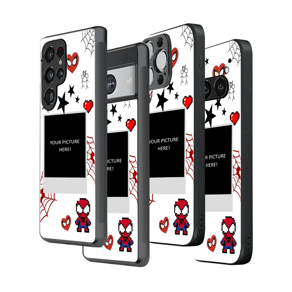 Polaroid Personalised Glass Phone Case