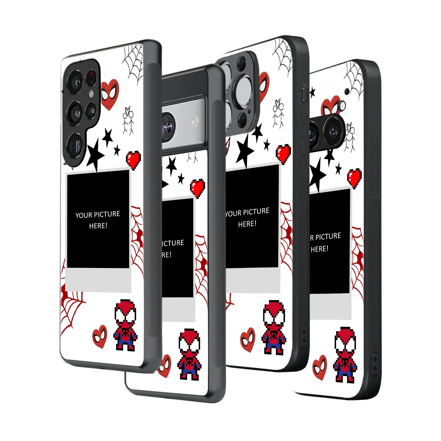 Polaroid Personalised Glass Phone Case