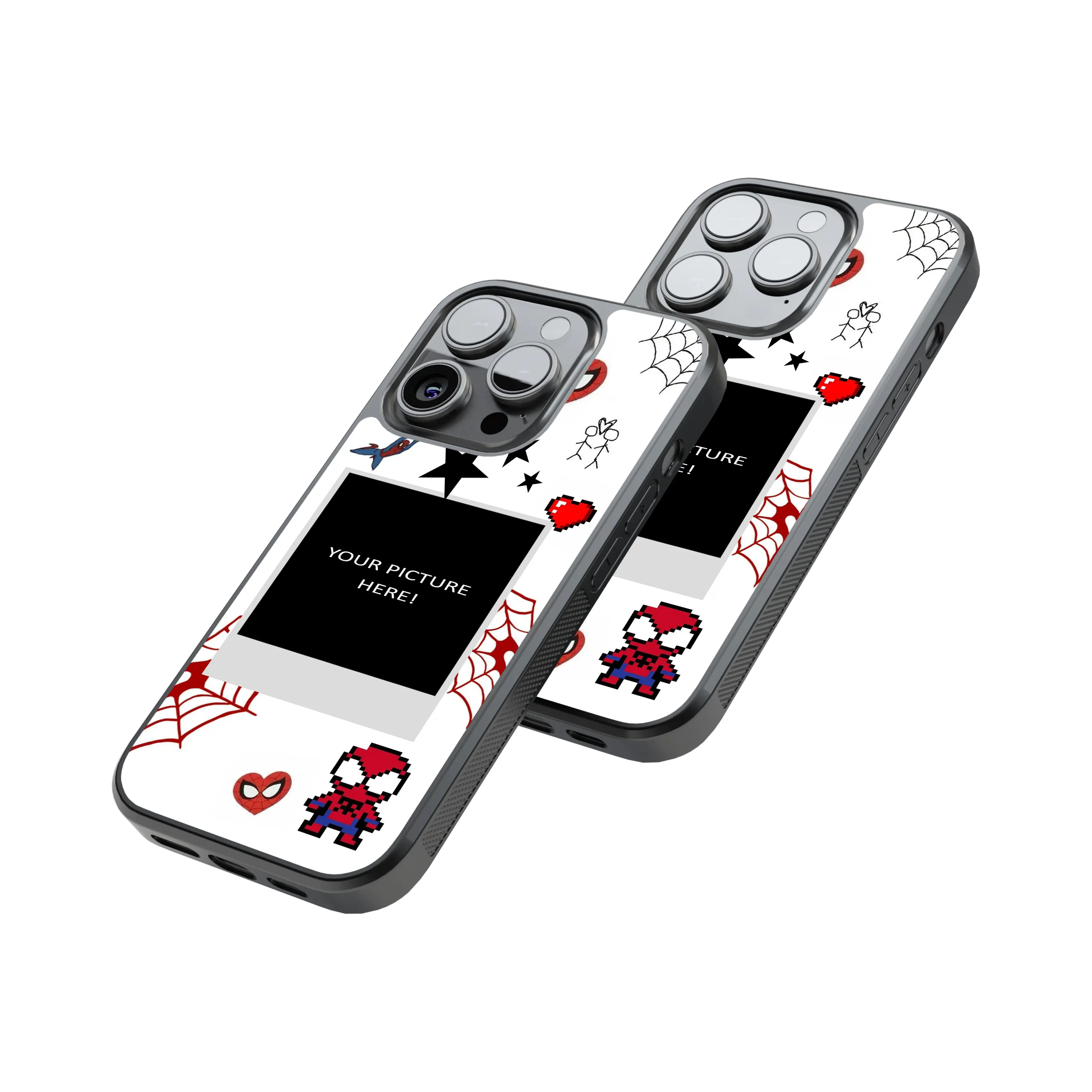 Polaroid Personalised Glass Phone Case