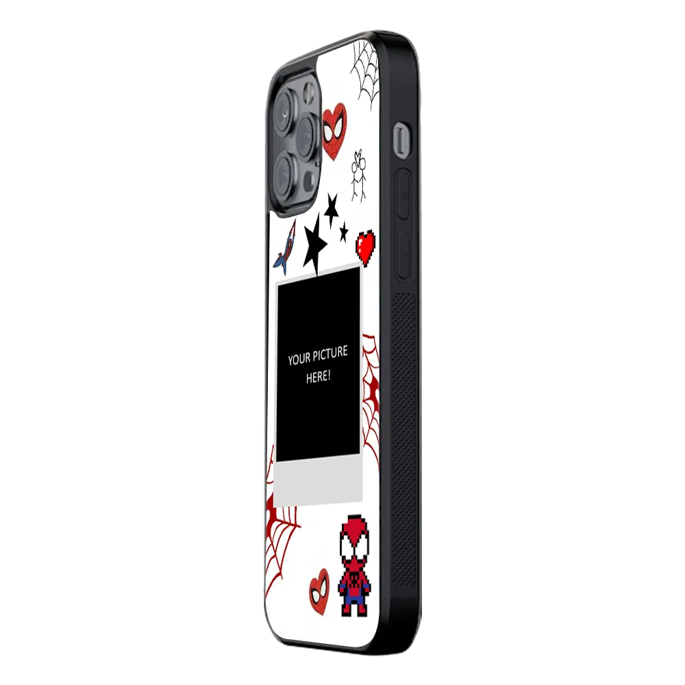 Polaroid Personalised Glass Phone Case