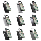 Durable Glass Back Mobile Case for iPhone, Samsung, OnePlus, Google Pixel, Redmi, Vivo, Oppo