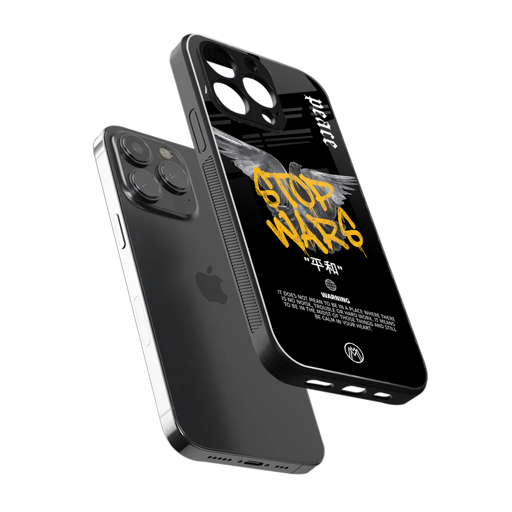 stop wars back phone cover | glass case for iphone 13 pro max