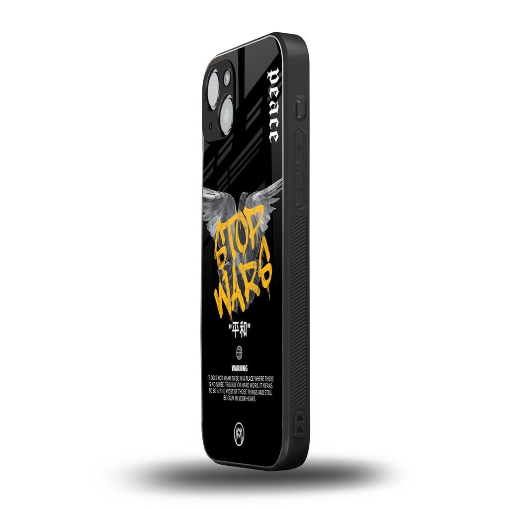 stop wars back phone cover | glass case for iphone 14 plus