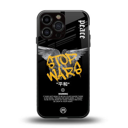 stop wars back phone cover | glass case for iphone 14 pro max