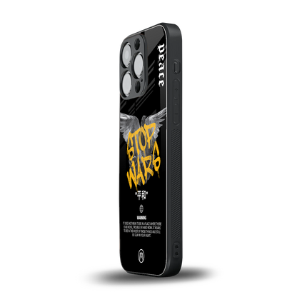 stop wars back phone cover | glass case for iphone 14 pro