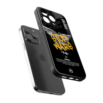 stop wars back phone cover | glass case for iphone 14 pro