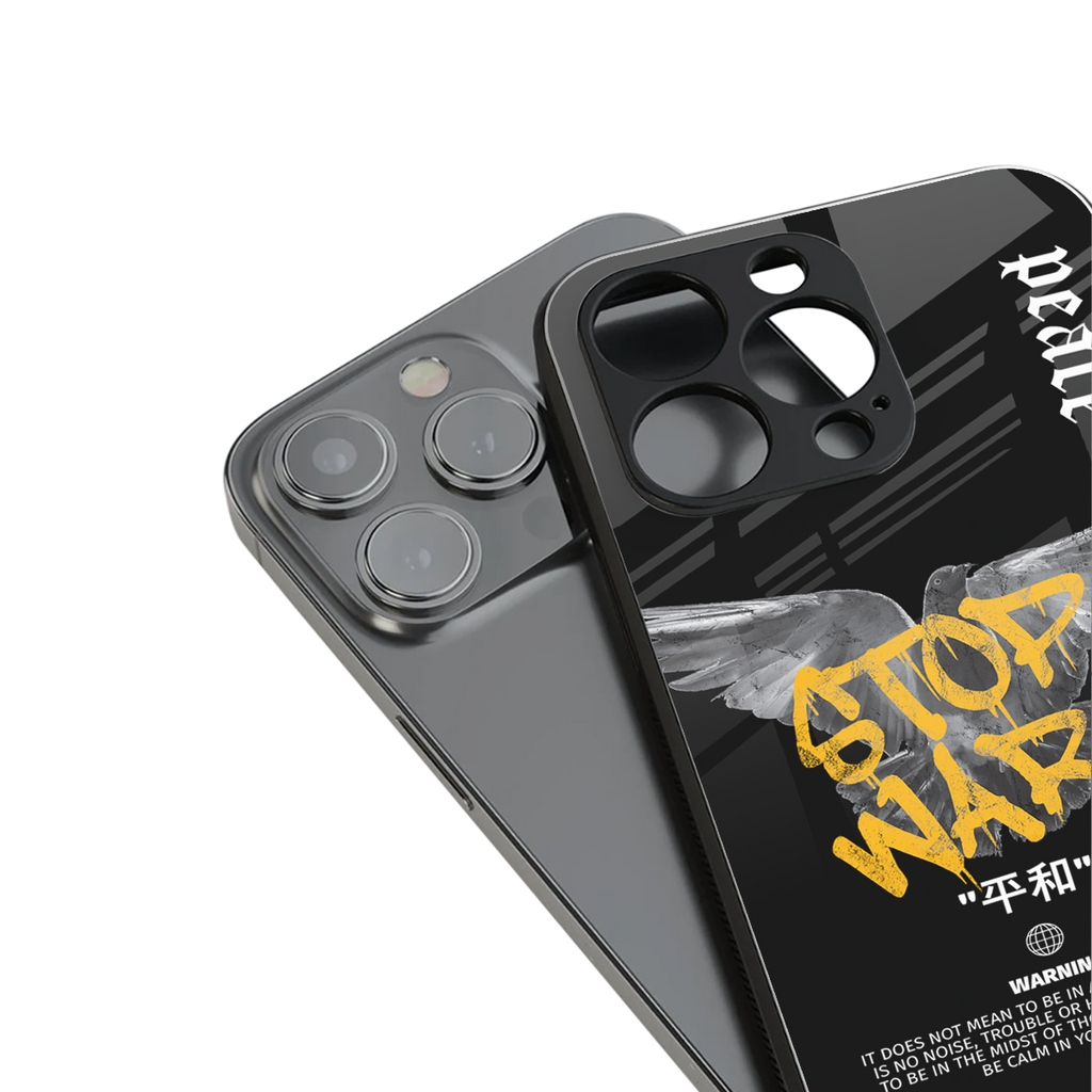 stop wars back phone cover | glass case for iphone 13 pro