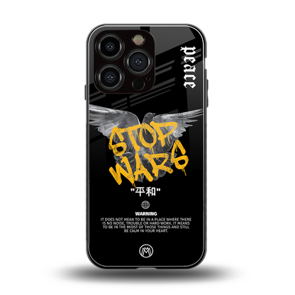 stop wars back phone cover | glass case for iphone 16 pro