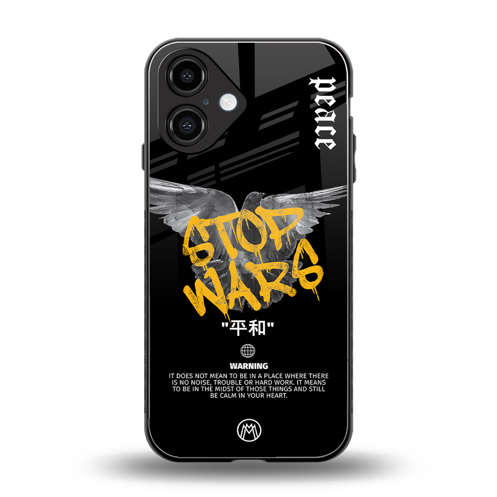 stop wars back phone cover | glass case for iphone 16