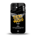stop wars back phone cover | glass case for iphone 16