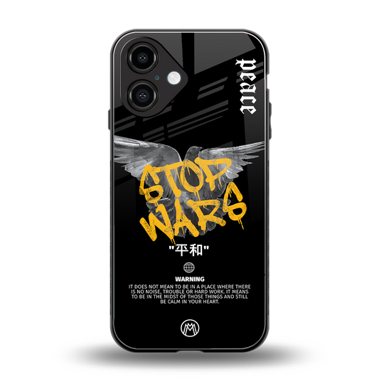stop wars back phone cover | glass case for iphone 16