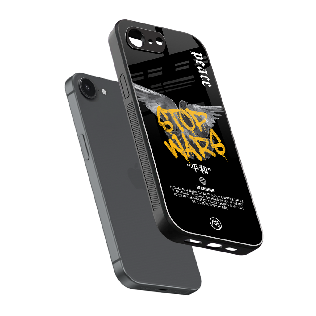 stop wars back phone cover | glass case for iphone 16e