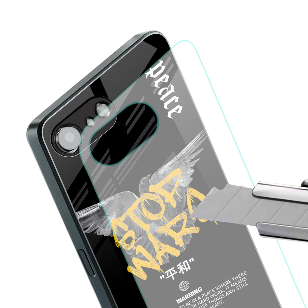 stop wars back phone cover | glass case for iphone 16e