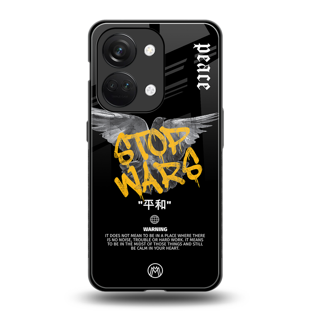 stop wars back phone cover | glass case for oneplus nord 3
