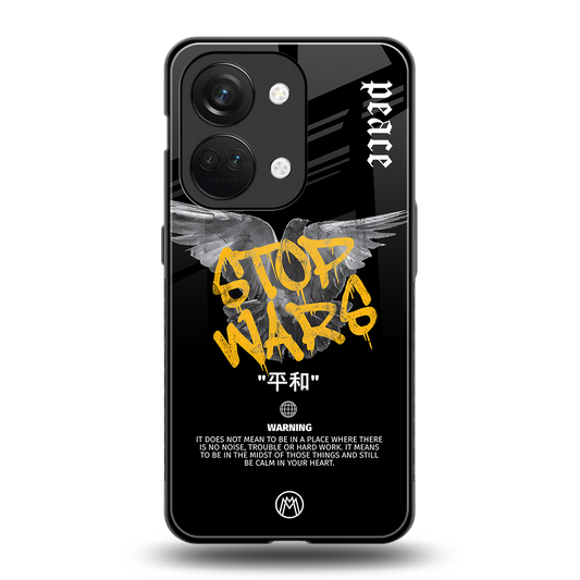 stop wars back phone cover | glass case for oneplus nord 3