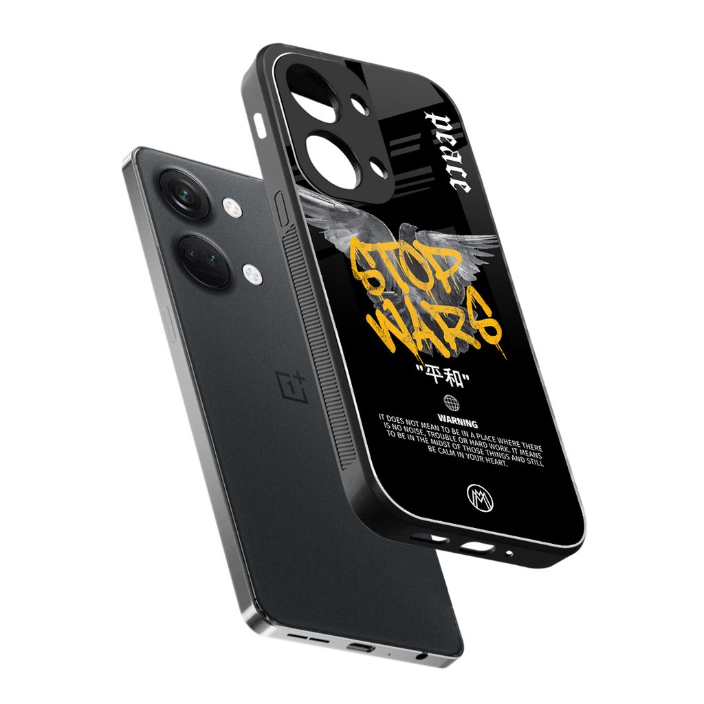 stop wars back phone cover | glass case for oneplus nord 3