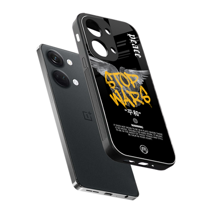stop wars back phone cover | glass case for oneplus nord 3