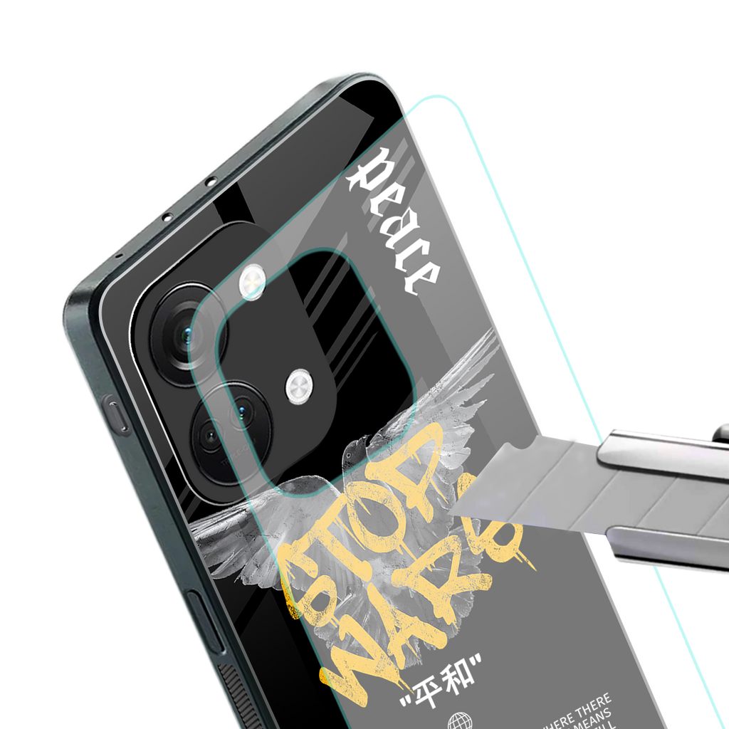 stop wars back phone cover | glass case for oneplus nord 3