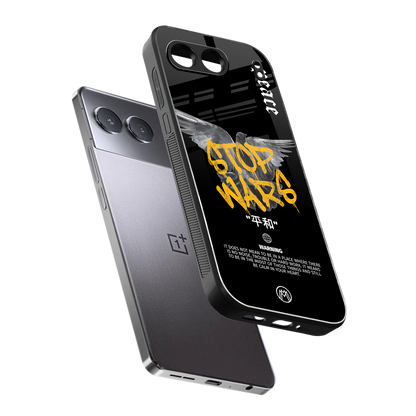 stop wars back phone cover | glass case for oneplus nord 4