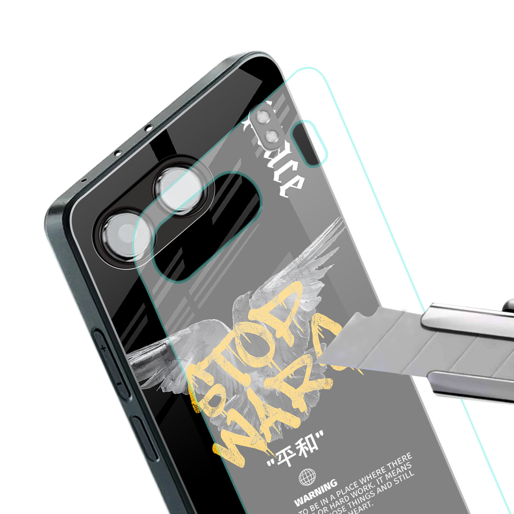 stop wars back phone cover | glass case for oneplus nord 4