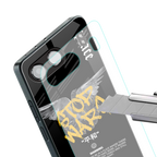 stop wars back phone cover | glass case for oneplus nord 4