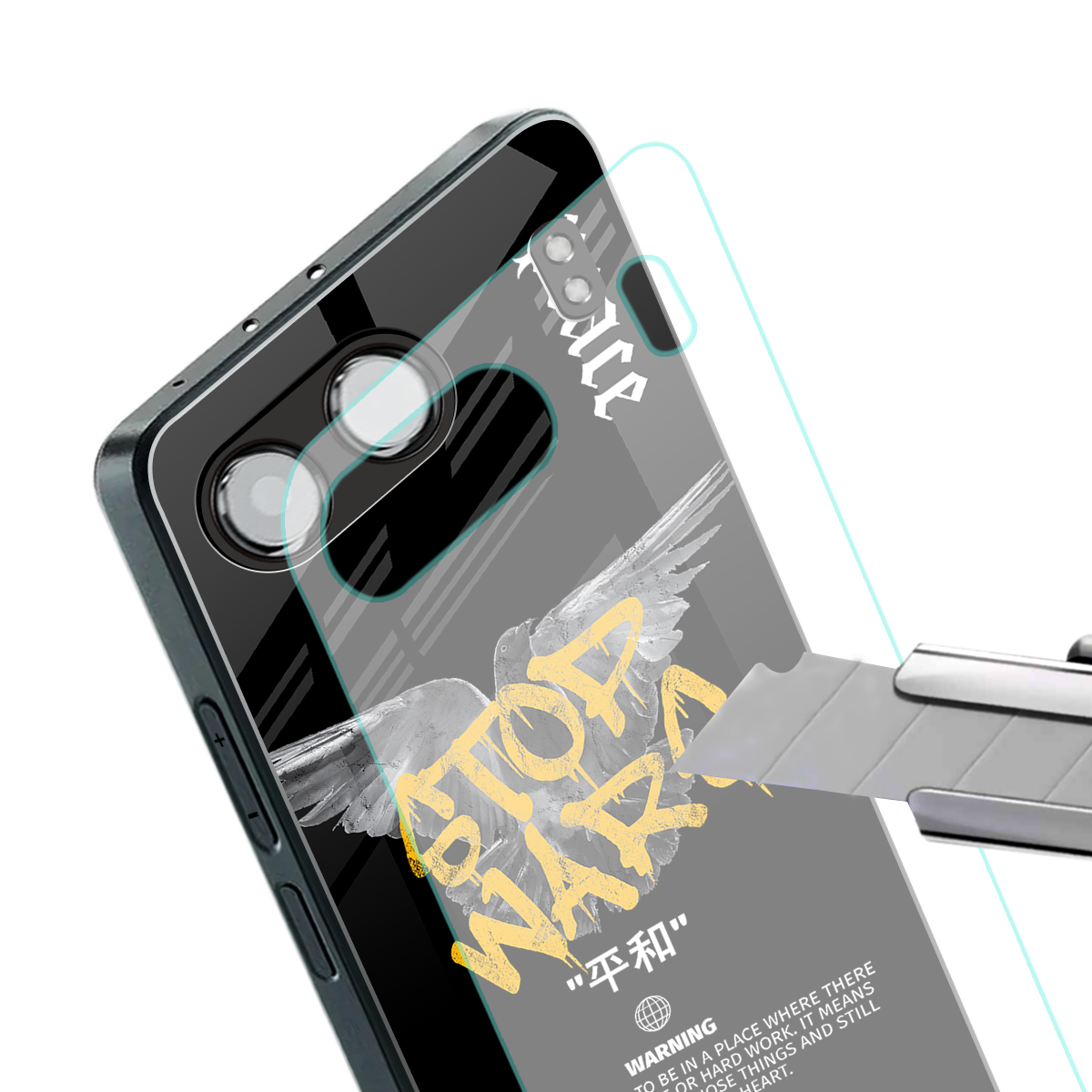 stop wars back phone cover | glass case for oneplus nord 4