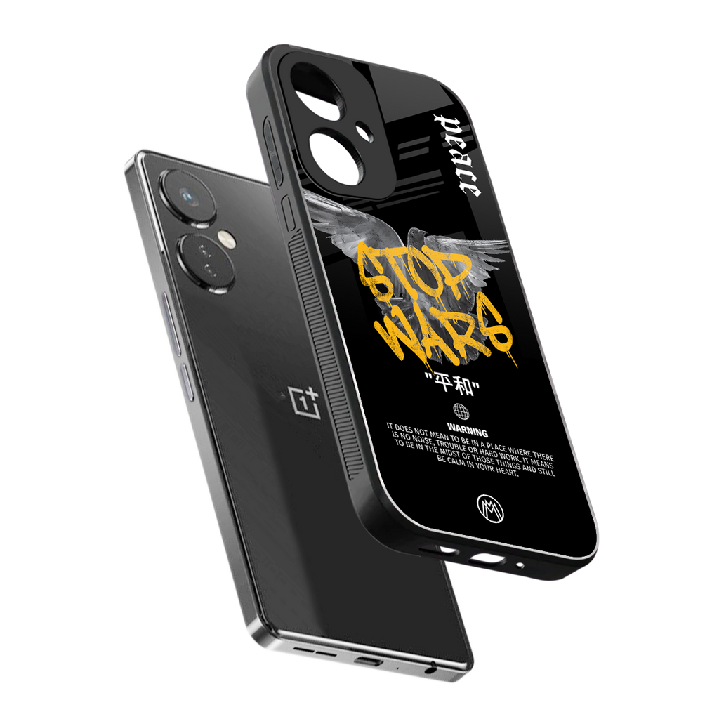 stop wars back phone cover | glass case for oneplus nord ce 3