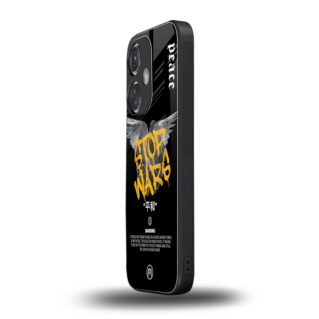 stop wars back phone cover | glass case for oneplus nord ce 3
