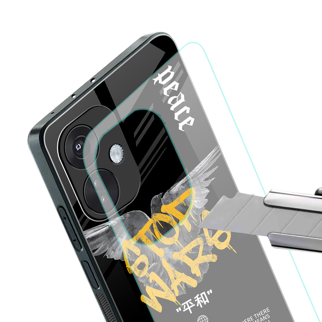 stop wars back phone cover | glass case for oneplus nord ce 3