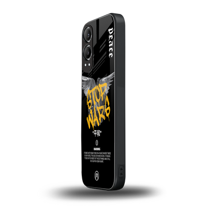 stop wars back phone cover | glass case for oneplus nord ce 4 lite