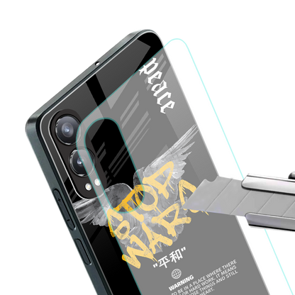 stop wars back phone cover | glass case for oneplus nord ce 4 lite