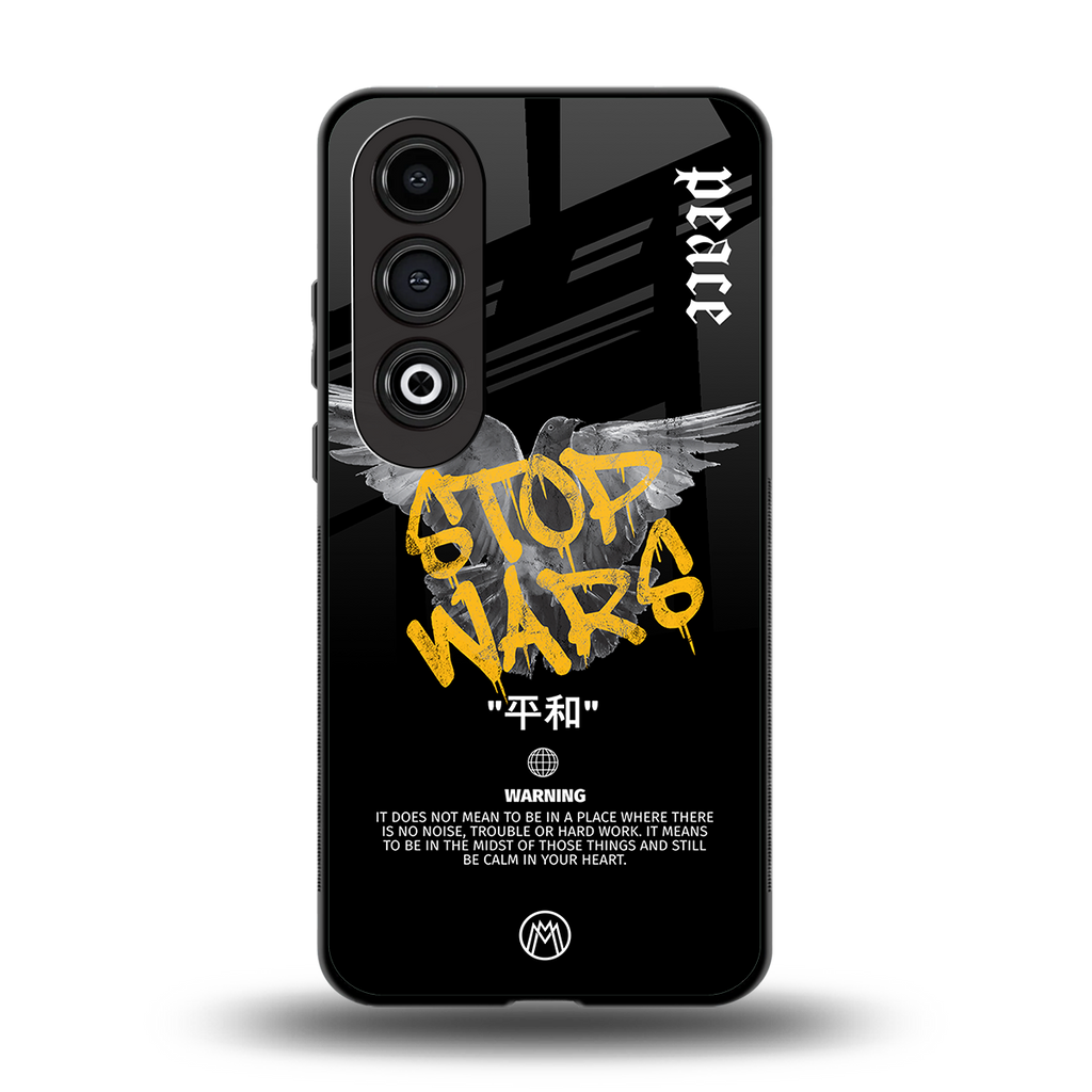 stop wars back phone cover | glass case for oneplus nord ce 4
